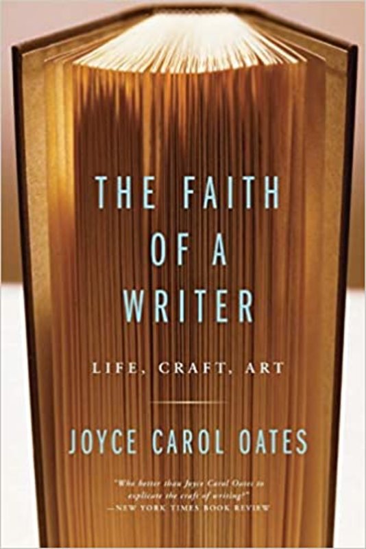 Book cover for "The Faith of a Writer" by Joyce Carol Oates