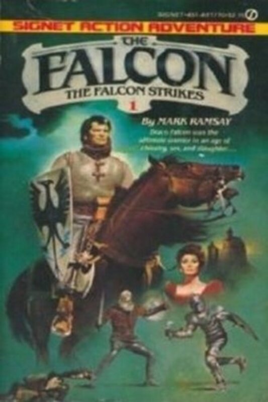 Book cover for "The Falcon Strikes" by John Maddox Roberts
