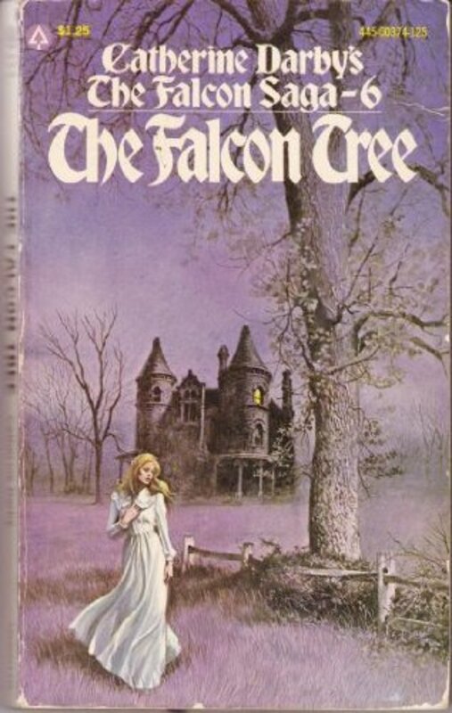 Book cover for "The Falcon Tree" by Maureen Peters