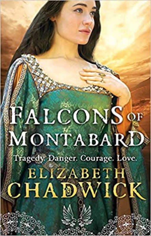 Book cover for "The Falcons of Montabard" by Elizabeth Chadwick
