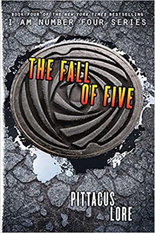 Book cover for "The Fall of Five" by Pittacus Lore