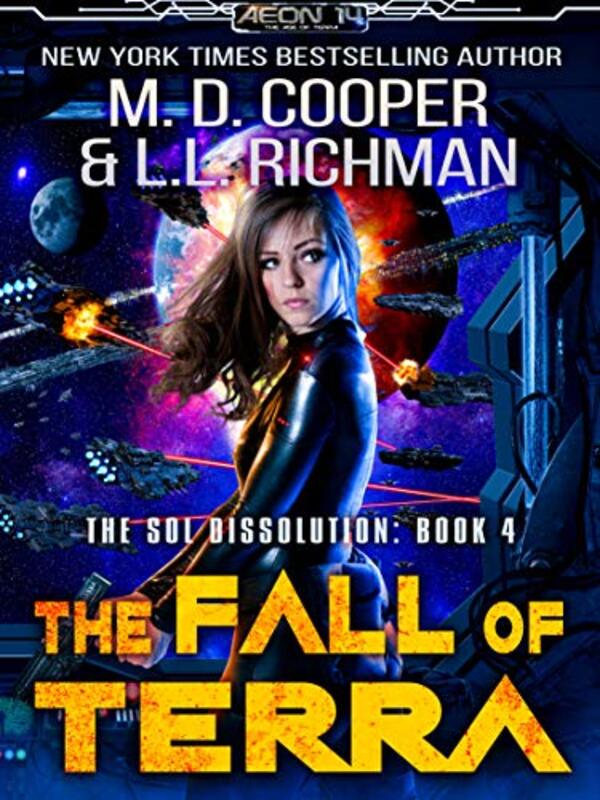 Book cover for "The Fall of Terra" by MD Cooper