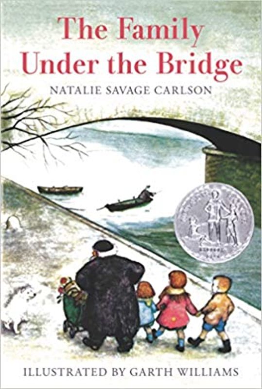Book cover for "The Family Under the Bridge" by Natalie Savage Carlson