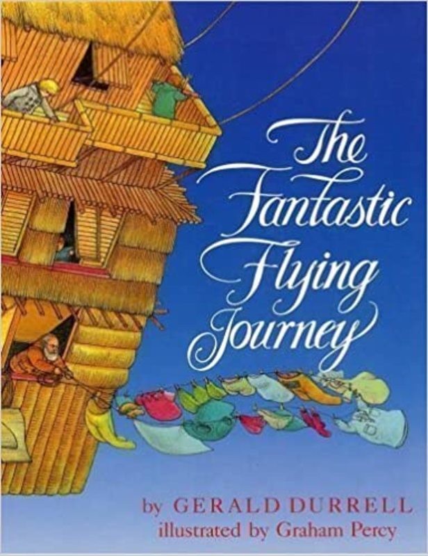 Book cover for "The Fantastic Flying Journey" by Gerald Durrell