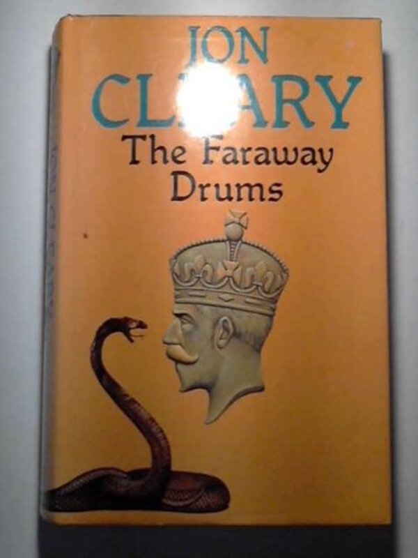 Book cover for "The Faraway Drums" by Jon Cleary