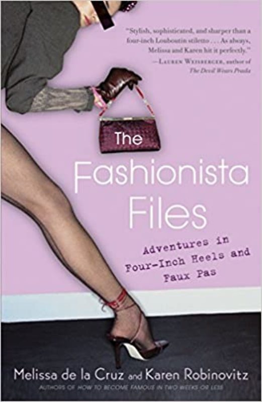 Book cover for "The Fashionista Files" by Melissa de la Cruz