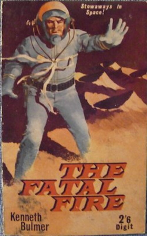Book cover for "The Fatal Fire" by Kenneth Bulmer