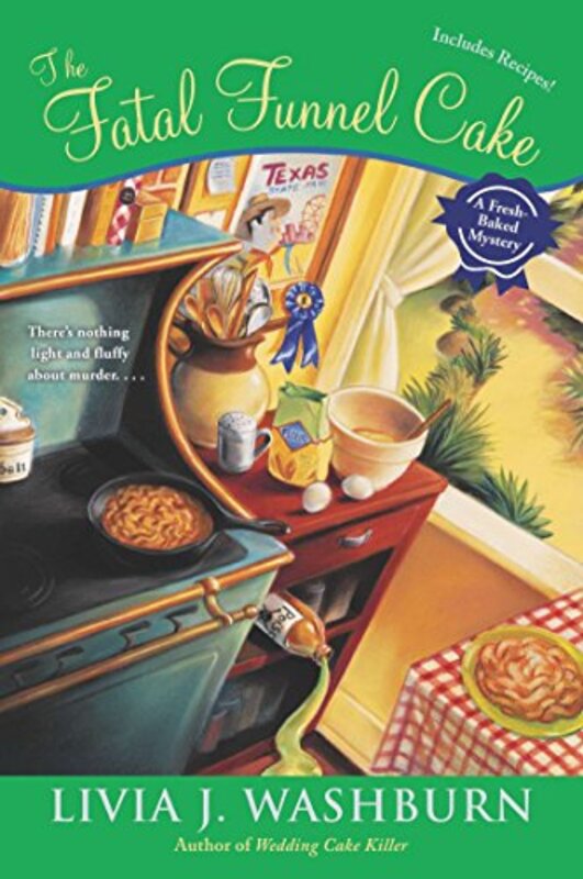 Book cover for "The Fatal Funnel Cake" by Livia J Washburn