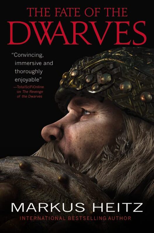 Book cover for "The Fate of the Dwarves" by Markus Heitz