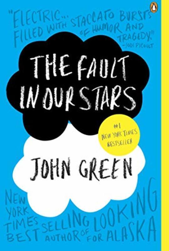 Book cover for "The Fault in Our Stars" by John Green