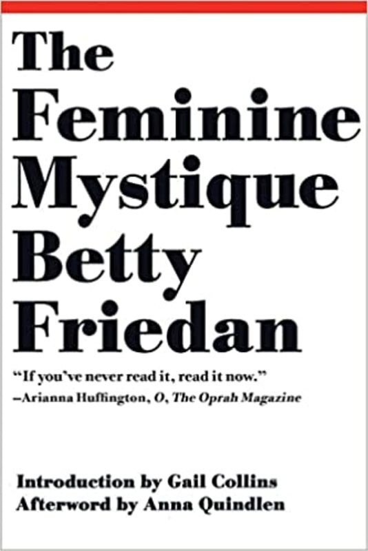 Book cover for "The Feminine Mystique" by Betty Friedan