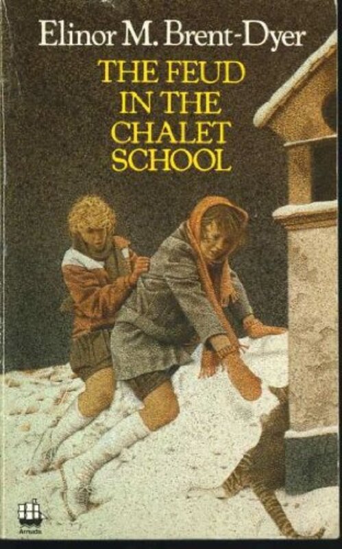 Book cover for "The Feud in the Chalet School" by Elinor M Brent Dyer