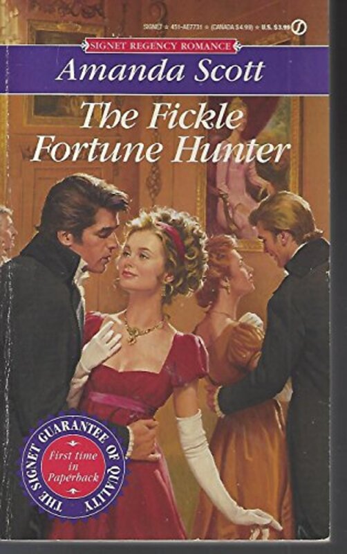 Book cover for "The Fickle Fortune Hunter" by Lynne Scott Drennan
