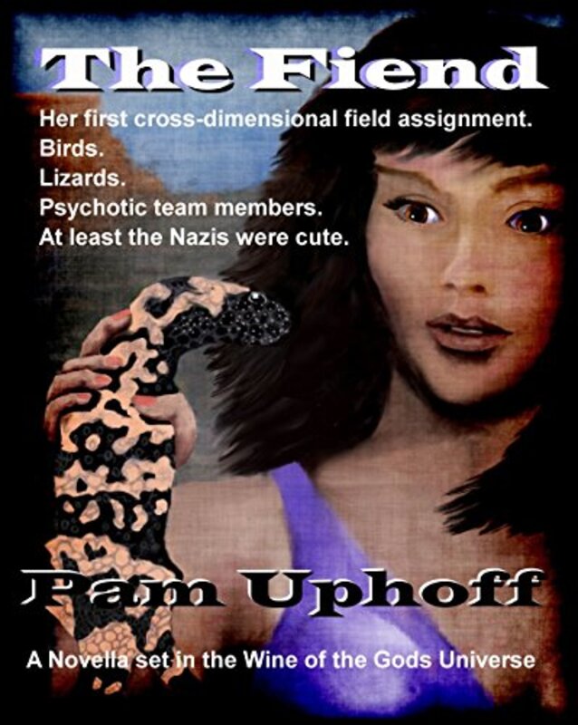 Book cover for "The Fiend" by Pam Uphoff