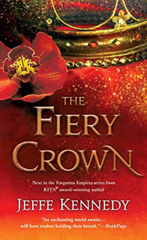 Book cover for "The Fiery Crown" by Jeffe Kennedy