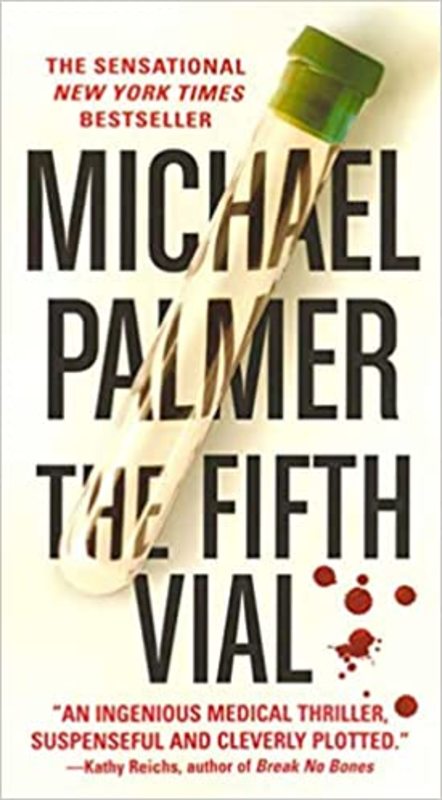 Book cover for "The Fifth Vial" by Michael Palmer