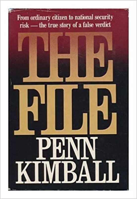 Book cover for "The File" by Penn Kimball