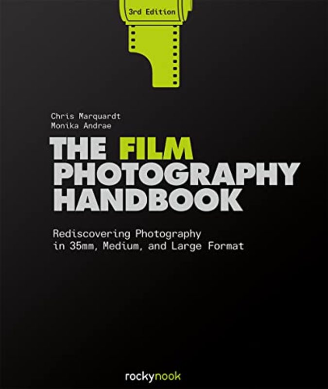 Book cover for "The Film Photography Handbook" by Chris Marquardt