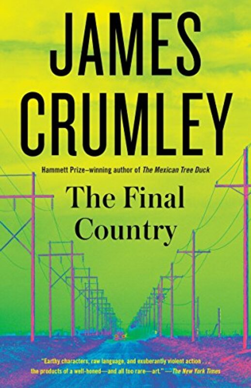 Book cover for "The Final Country" by James Crumley