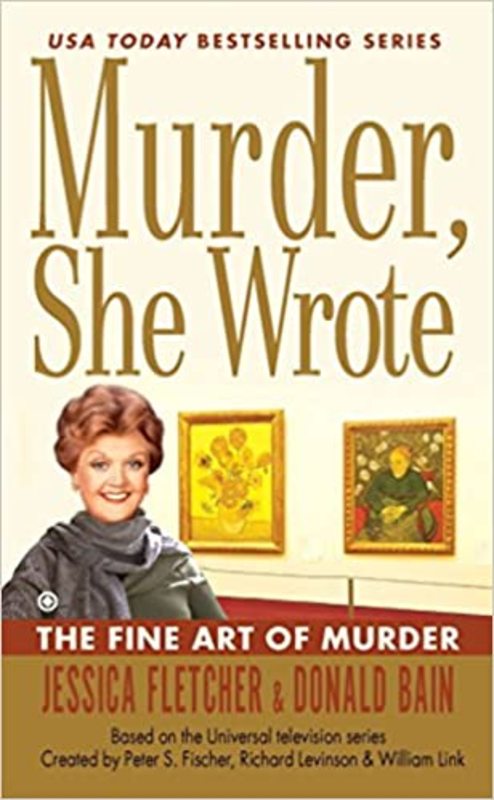Book cover for "The Fine Art of Murder" by Jessica Fletcher