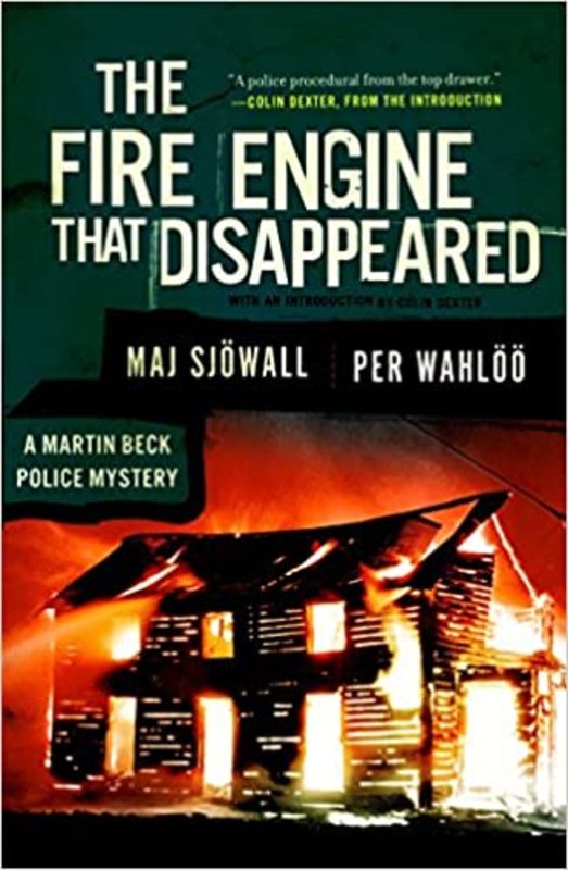 Book cover for "The Fire Engine that Disappeared" by Per Wahloo