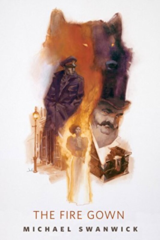Book cover for "The Fire Gown" by Michael Swanwick