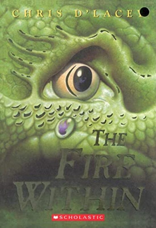 Book cover for "The Fire Within" by Chris d'Lacey