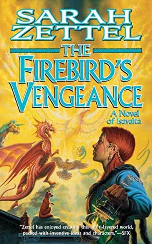 Book cover for "The Firebird's Vengeance" by Sarah Zettel