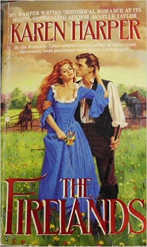 Book cover for "The Firelands" by Karen Harper