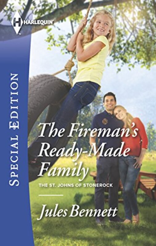 Book cover for "The Fireman's Ready-Made Family" by Jules Bennett