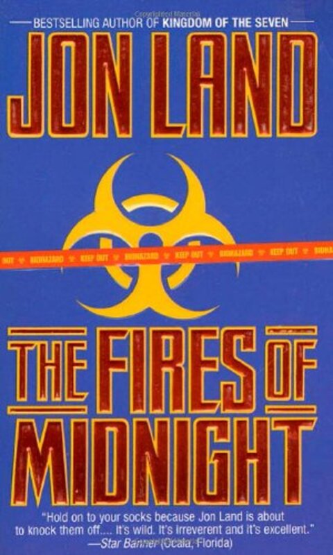 Book cover for "The Fires of Midnight" by Jon Land