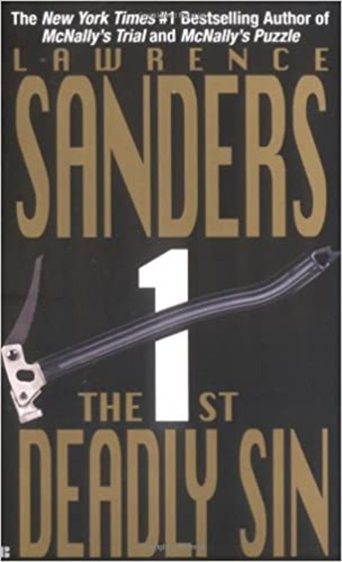 Book cover for "The First Deadly Sin" by Lawrence Sanders