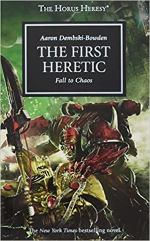 Book cover for "The First Heretic" by Aaron Dembski-Bowden
