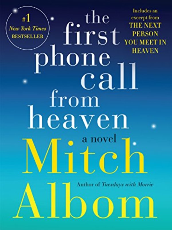 Book cover for "The First Phone Call from Heaven" by Mitch Albom