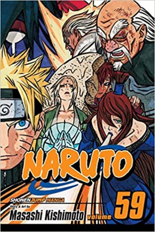 Book cover for "The Five Kage" by Masashi Kishimoto