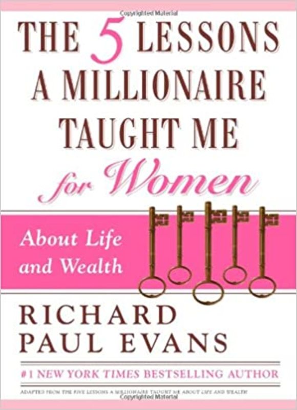 Book cover for "The Five Lessons a Millionaire Taught Me for Women" by Richard Paul Evans