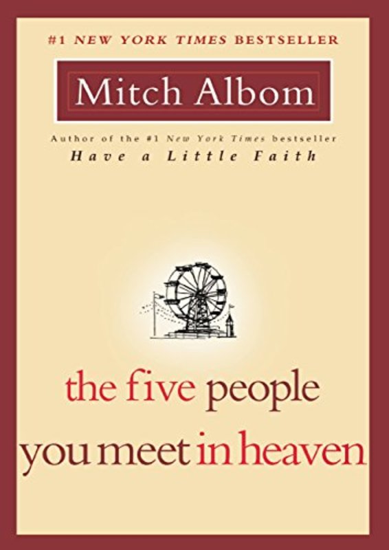 Book cover for "The Five People You Meet in Heaven" by Mitch Albom