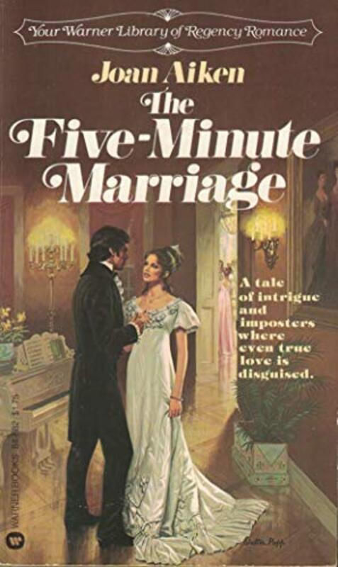 Book cover for "The Five-Minute Marriage" by Joan Aiken