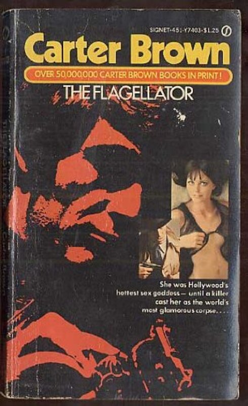 Book cover for "The Flagellator" by Carter Brown