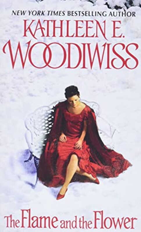 Book cover for "The Flame and the Flower" by Kathleen E Woodiwiss