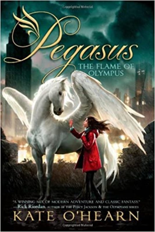 Book cover for "The Flame of Olympus" by Kate O'Hearn