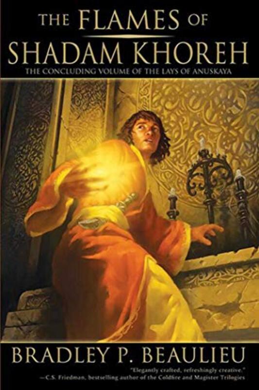 Book cover for "The Flames of Shadam Khoreh" by Bradley P Beaulieu