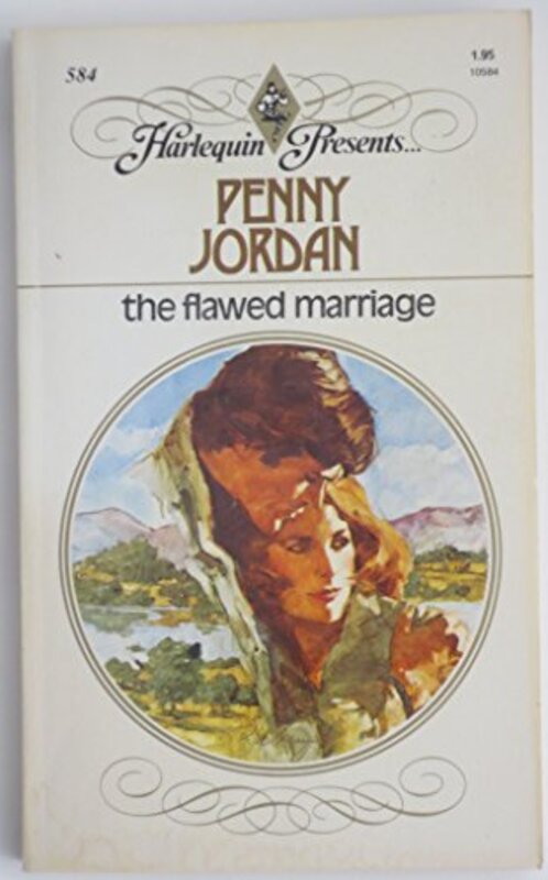 Book cover for "The Flawed Marriage" by Penny Jordan