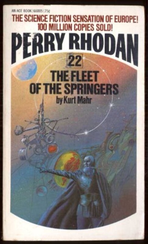 Book cover for "The Fleet of the Springers" by Kurt Brand