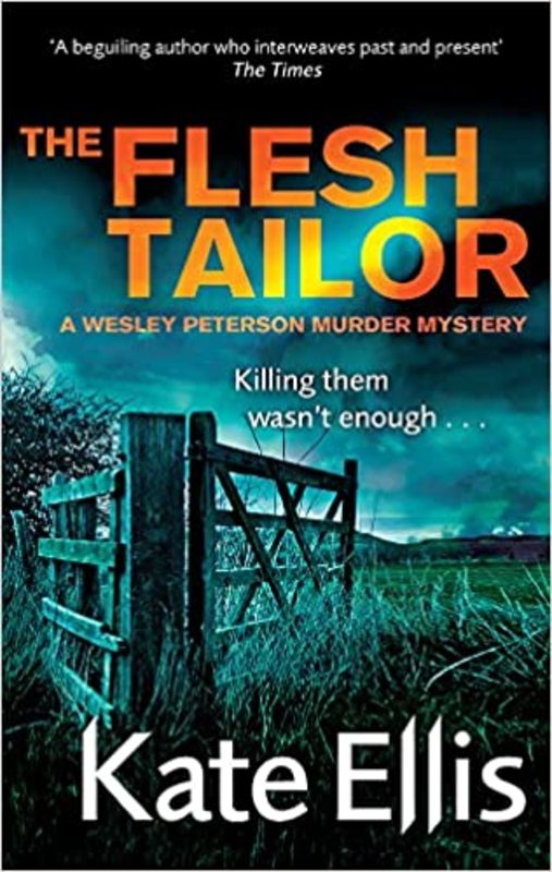 Book cover for "The Flesh Tailor" by Kate Ellis