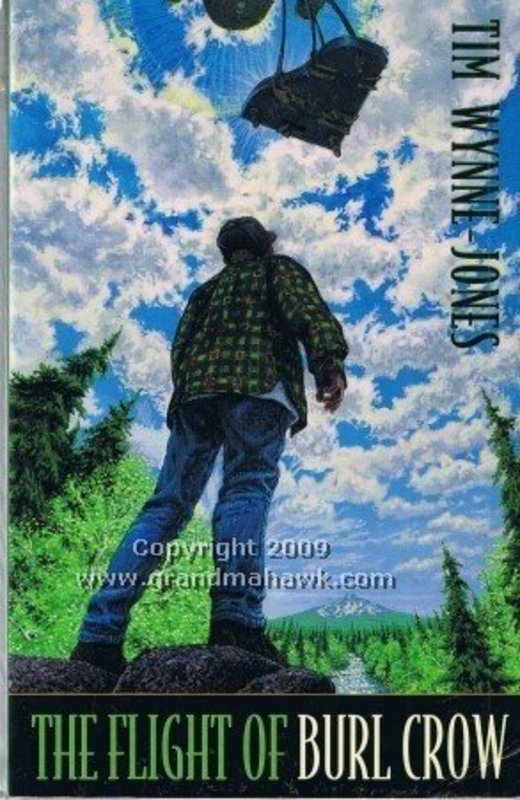 Book cover for "The Flight of Burl Crow" by Tim Wynne Jones