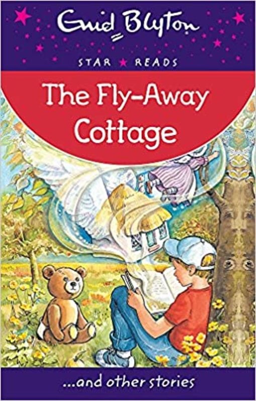 Book cover for "The Fly-Away Cottage" by Enid Blyton