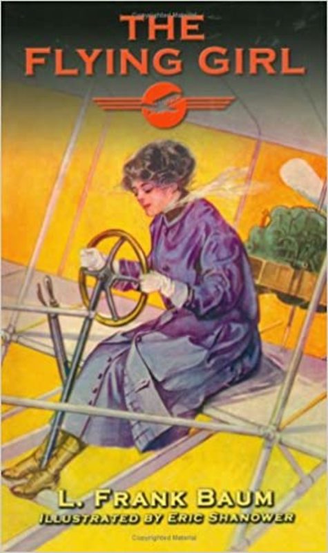 Book cover for "The Flying Girl" by L Frank Baum