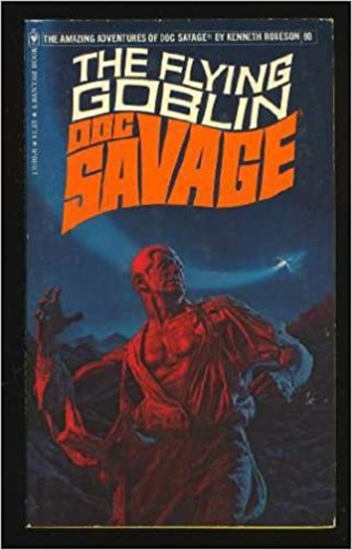Book cover for "The Flying Goblin" by Lester Dent