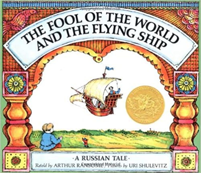 Book cover for "The Fool of the World and the Flying Ship" by Arthur Ransome